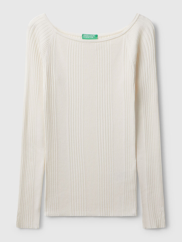 BOAT-NECK SWEAT.L/S Women image number 4